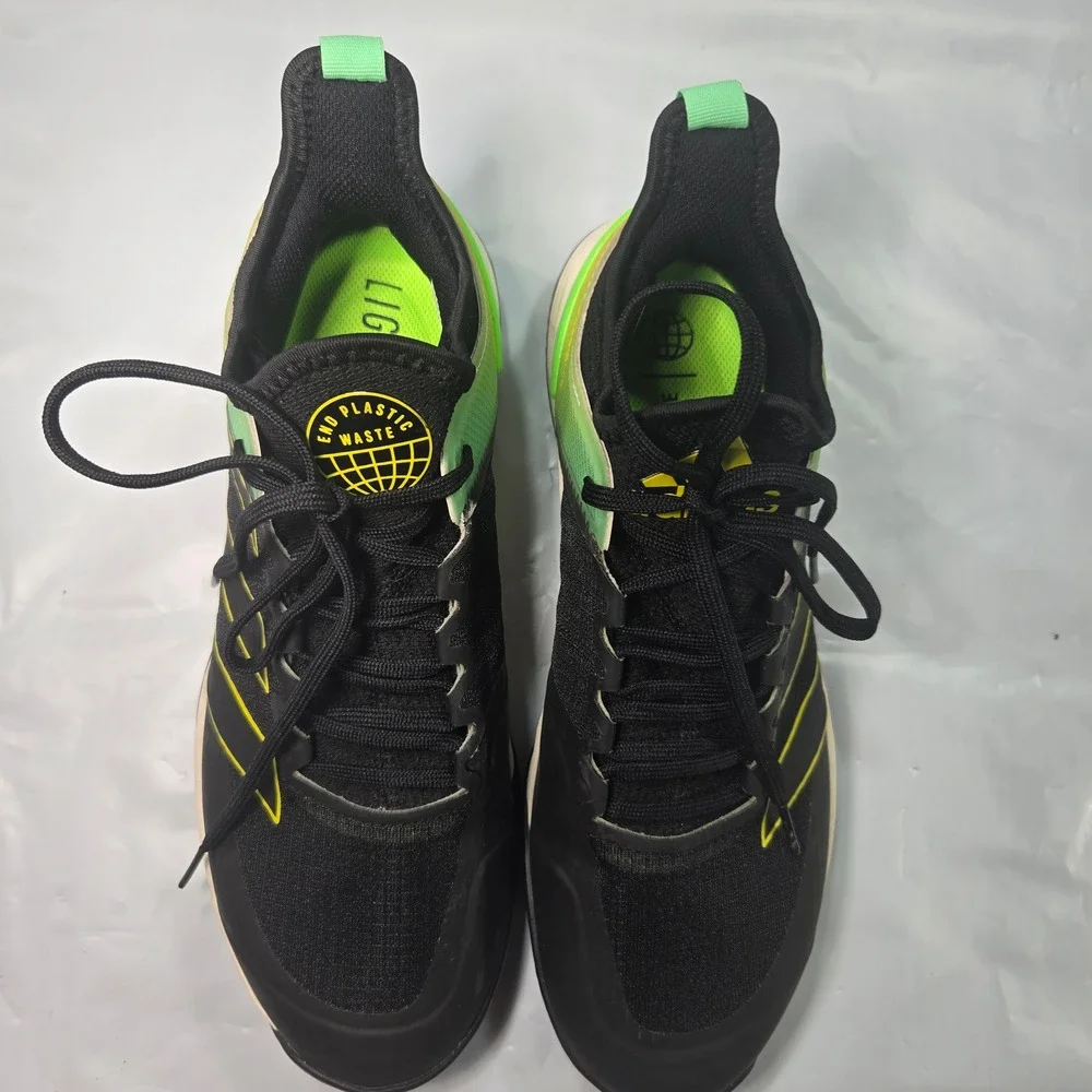 Adidas Adizero Ubersonic 4 Tennis Shoes Mens 8‎ Black Yellow GY4004 Lightstrike